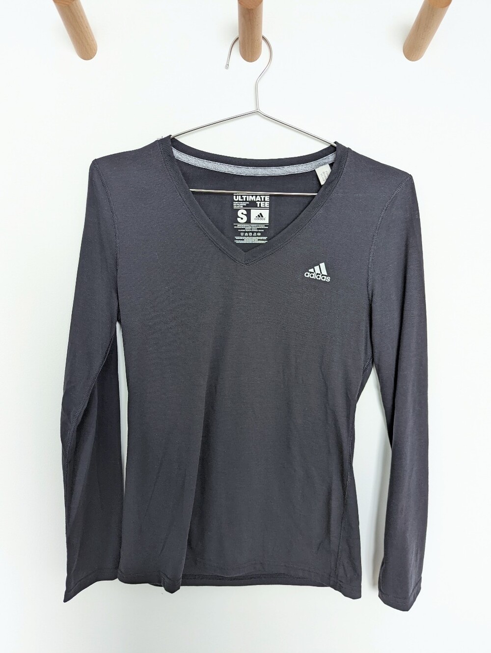 Adidas Ultimate Long Sleeve Top – Black, Women's S